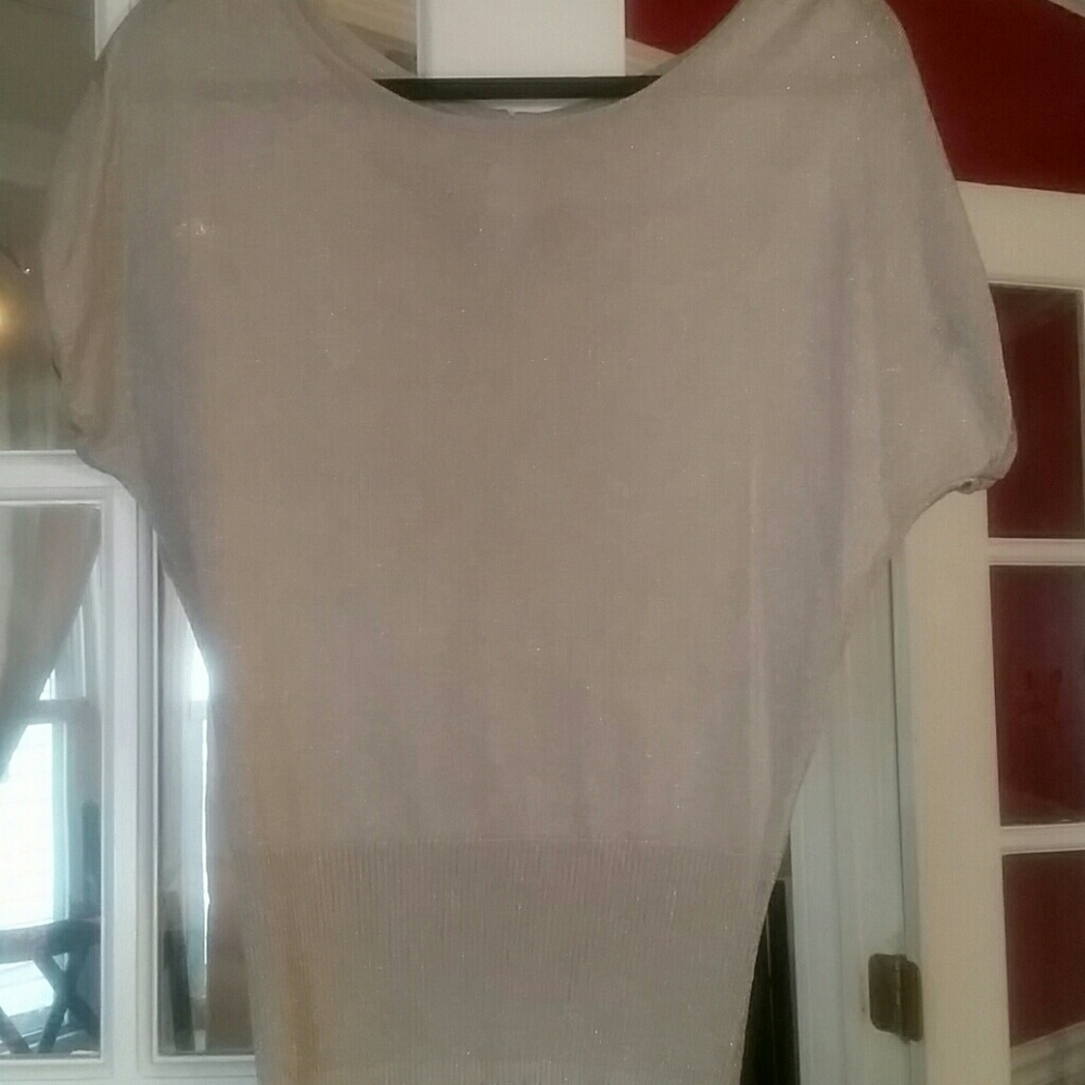 Beautiful silver top Calvin Klein