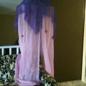Girls toddler bed canopy p