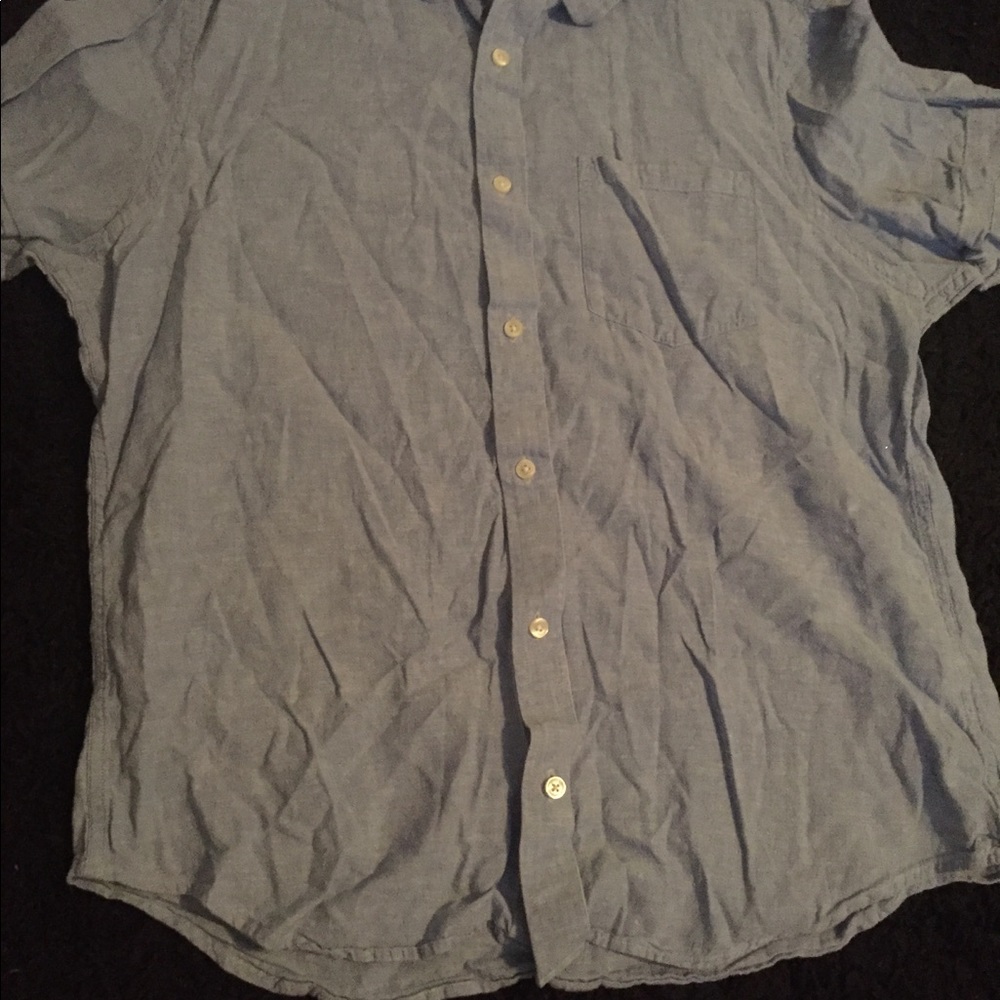 Washed Denim button down
