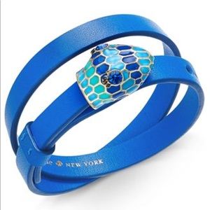 Kate Spade leather wrap snake bracelet
