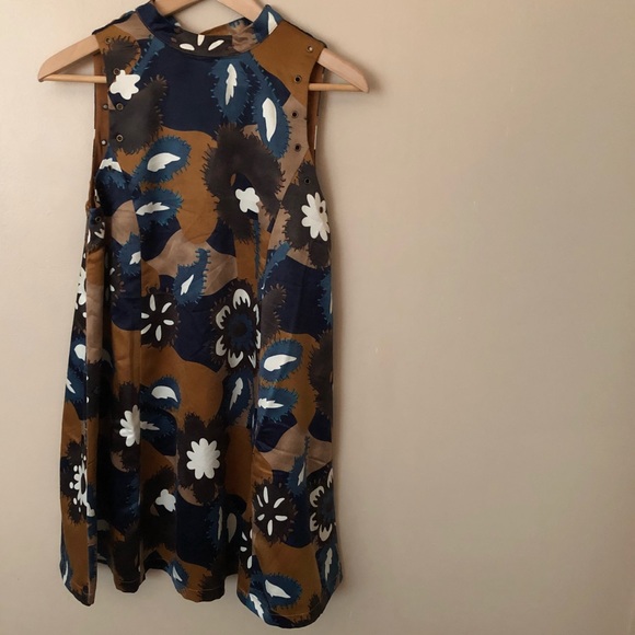 Moon River Floral Print Dress - Picture 1 of 3