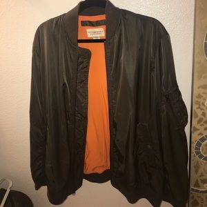 Ralph Lauren satin bomber jacket