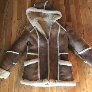 Wilsons sheepskin suede jacket