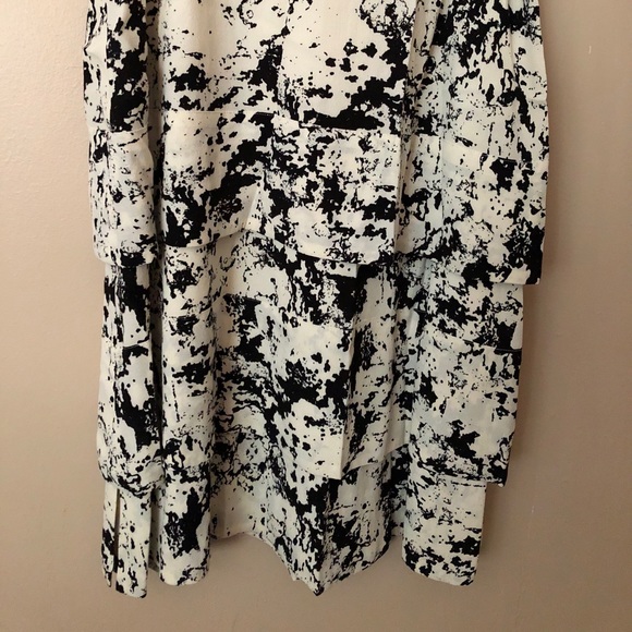 Banana Republic Black and White Printed Dress - Picture 3 of 4