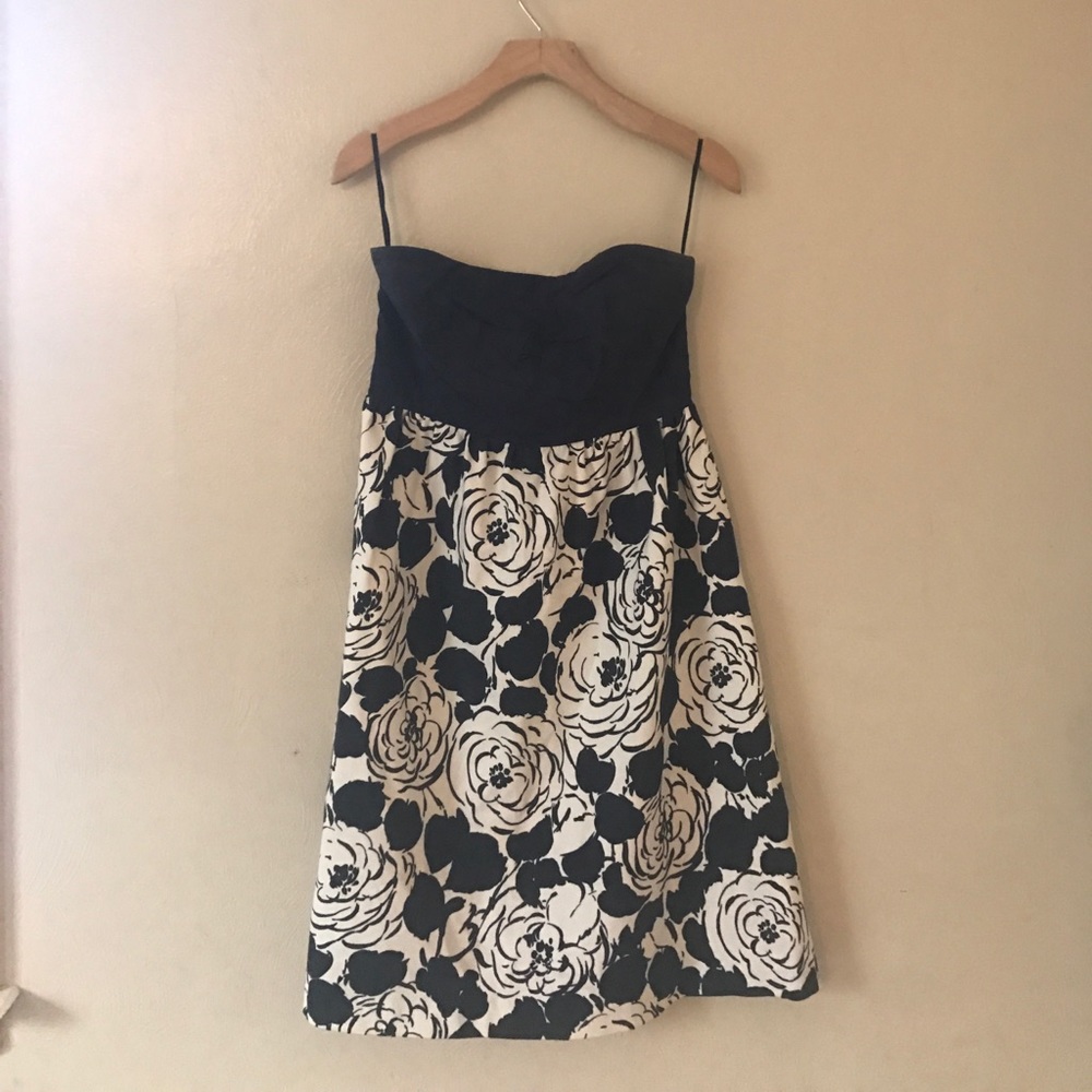 Anthropologie strapless dress