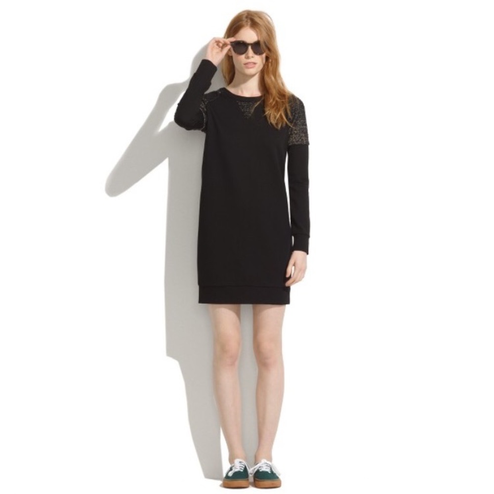 Madewell Ponte Baseball Dress M
