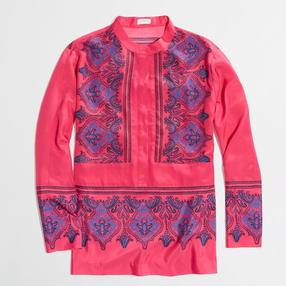 J. Crew Tops - J.Crew Paisley Tunic