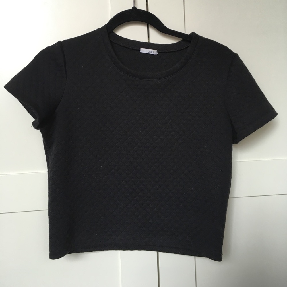 Quilted crop top