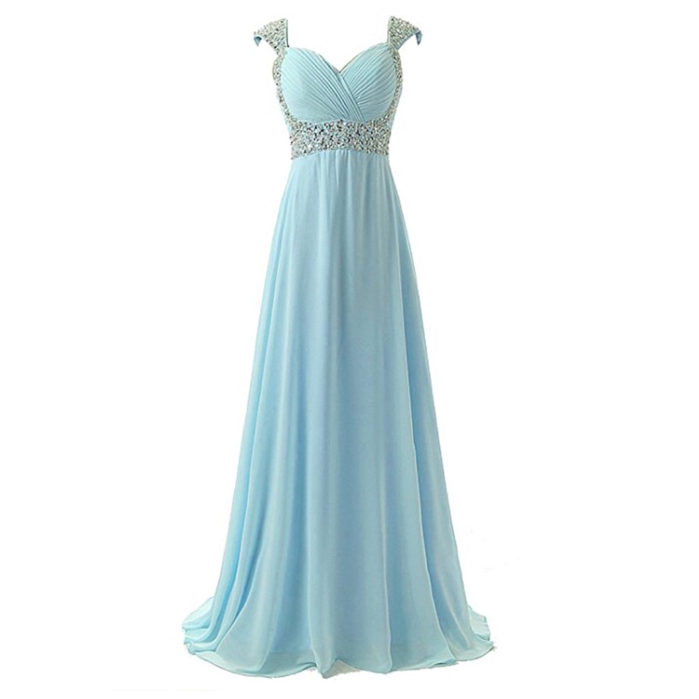Light Blue Evening Gown