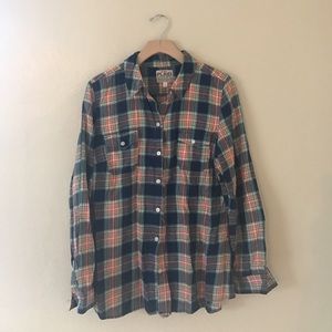Flannel button down