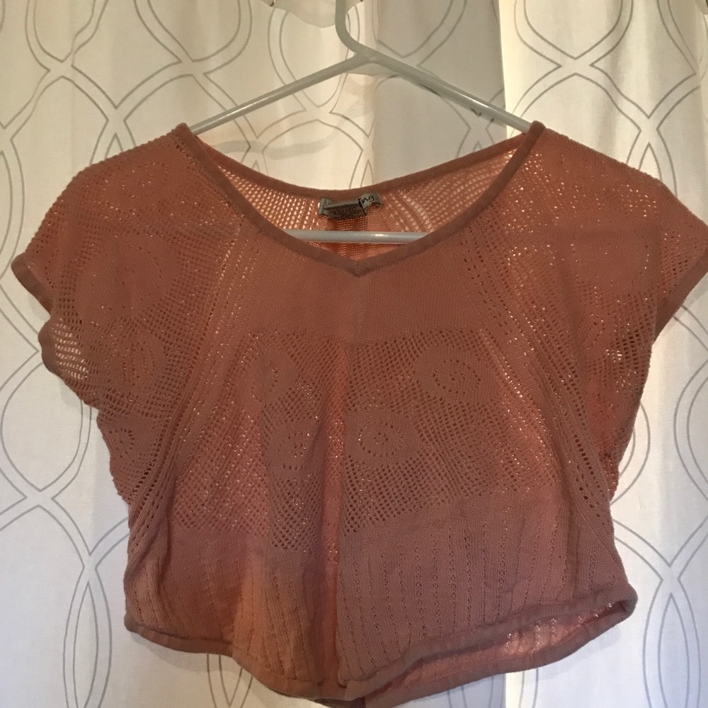 Vintage lace crop top