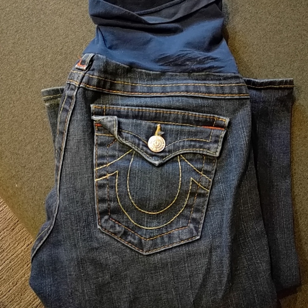 True religion maternity jeans