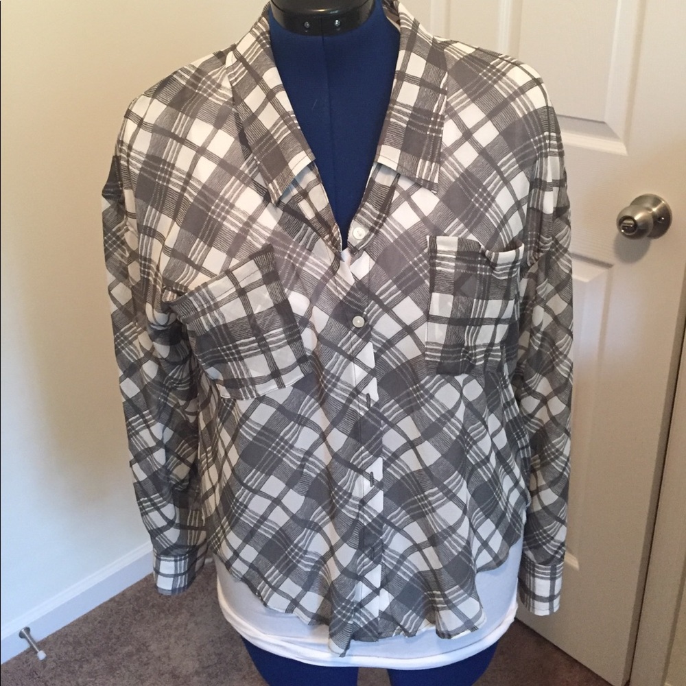 Free people sheer shirt