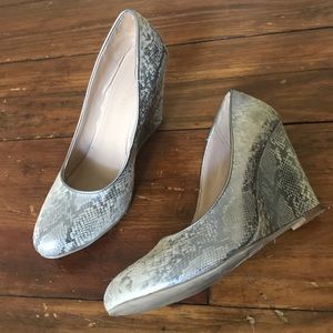 Banana Republic Snakeskin Wedges Banana Republic Snakeskin Wedges