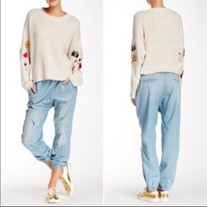WILDFOX Chambray Jogger Pants WILDFOX Chambray Jogger Pants