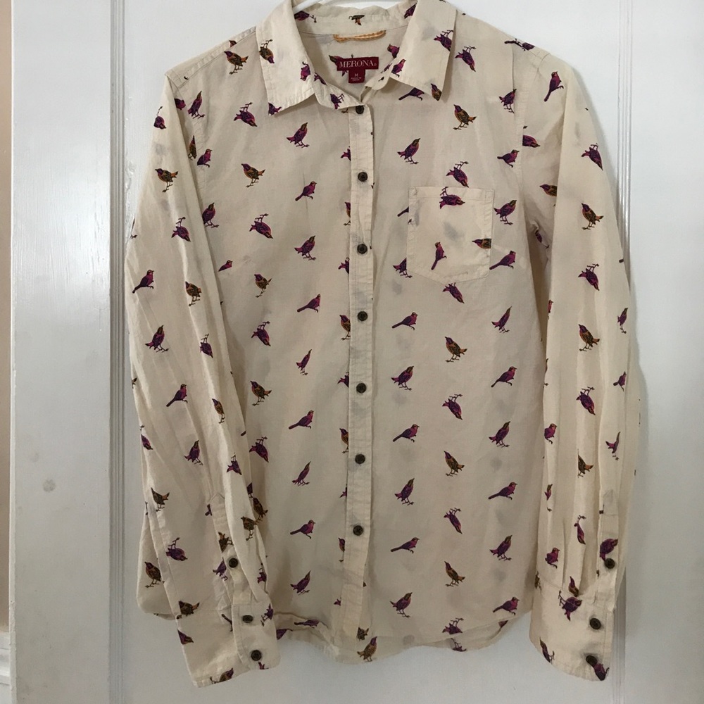 Merona button down blouse