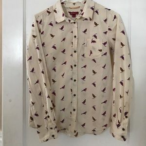 Merona button down blouse