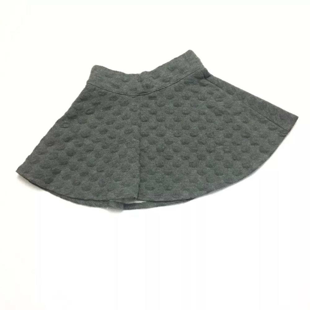 Cherokee girls flare skirt gray bubble print