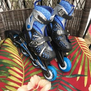 Never Used Boys Flex Tech Roller Blades size 12-1