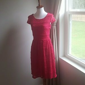 Red Lace Dress- Perfect for the Holiday Season