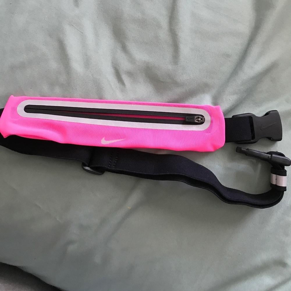 Hot pink “fanny pack”