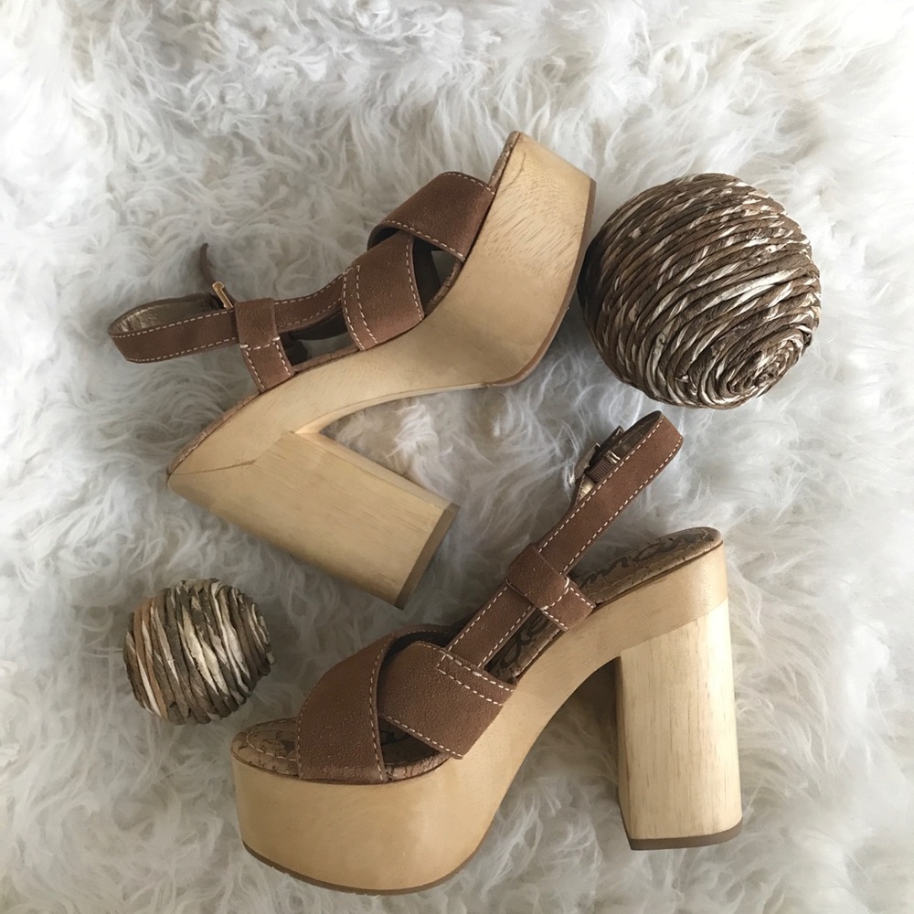 Sam Edelman Suede Platform Sandal NWT
