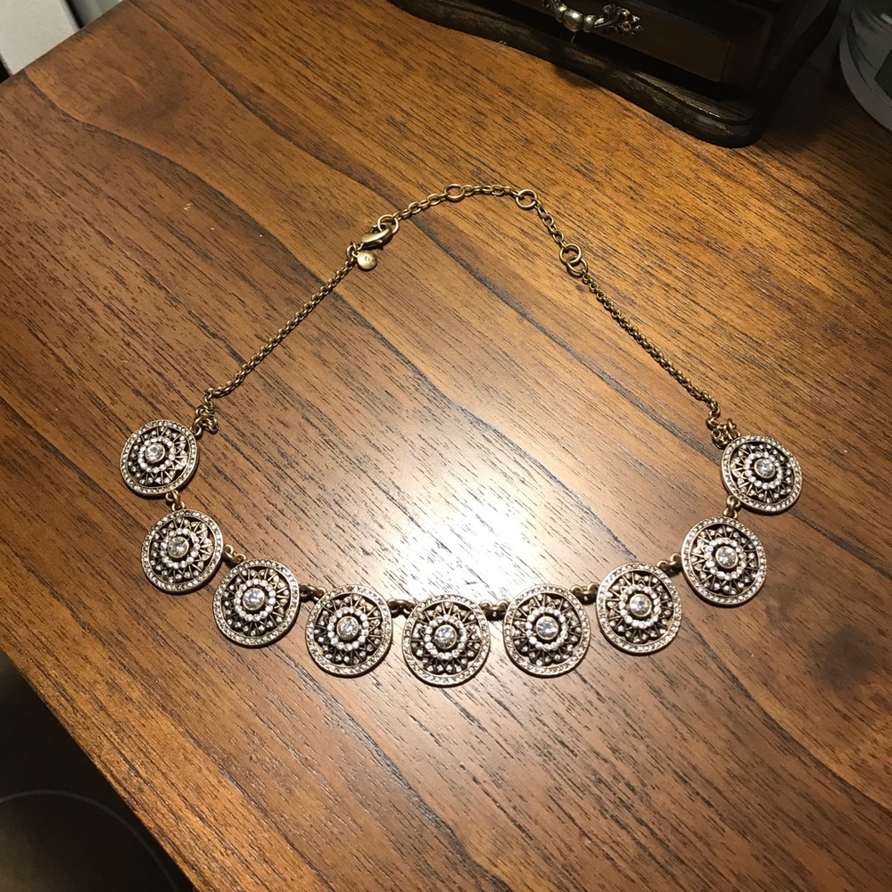 J.Crew gold sparkly necklace!