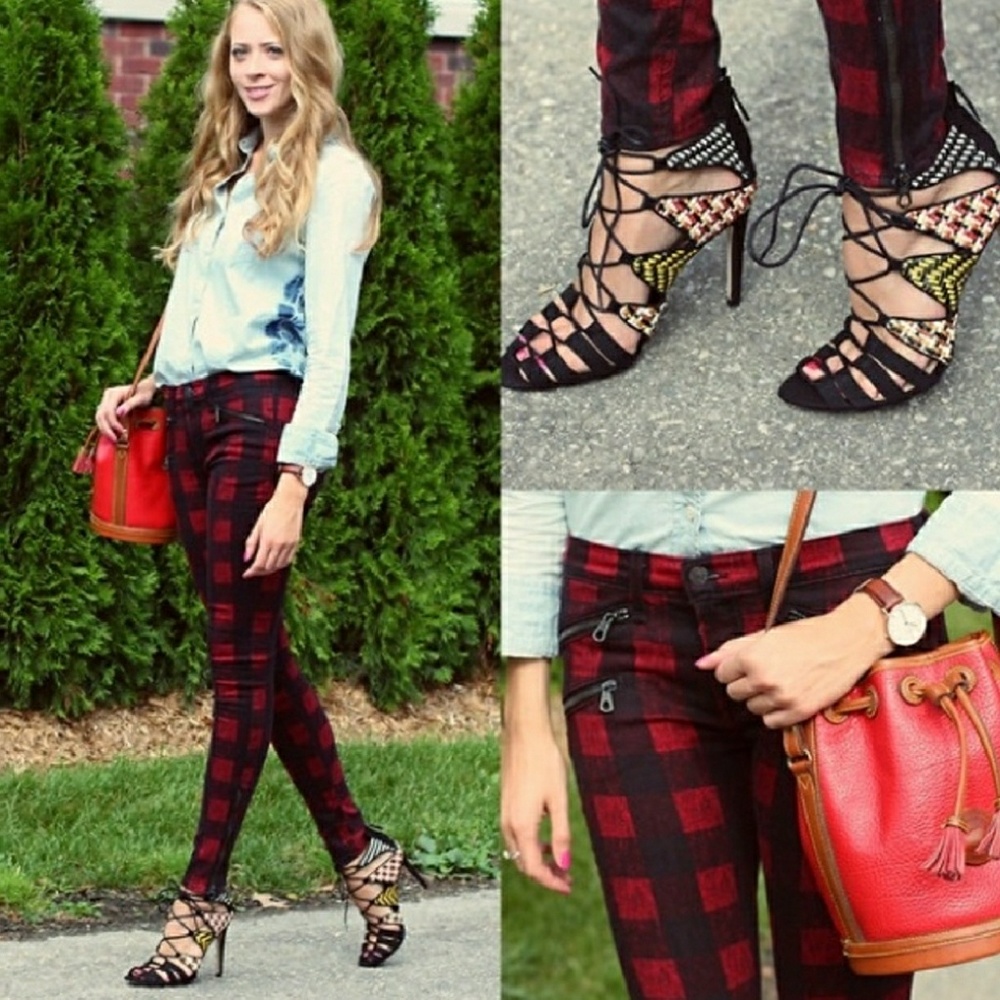 Rag and bone buffalo plaid pants