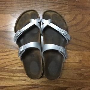 Birkenstock Silver Sandals