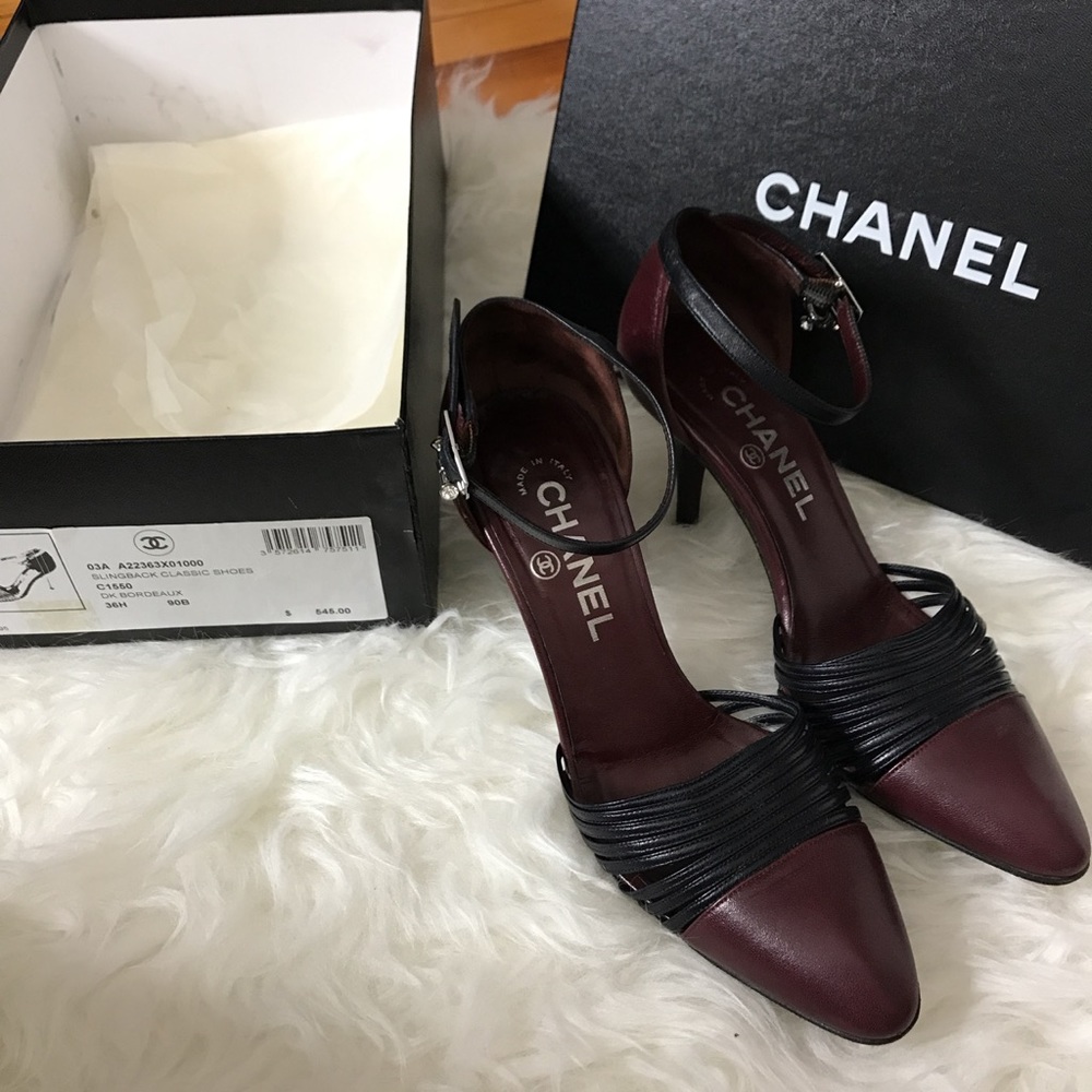 Authentic Chanel shoes size 36.5.