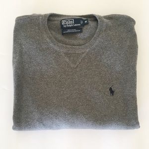 Men's Gray Crew Neck Sweater Sz M