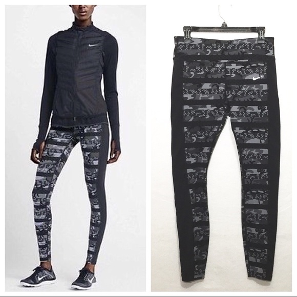 Nike Pants - {Nike} Epic Lux Clash Running Tights Leggings