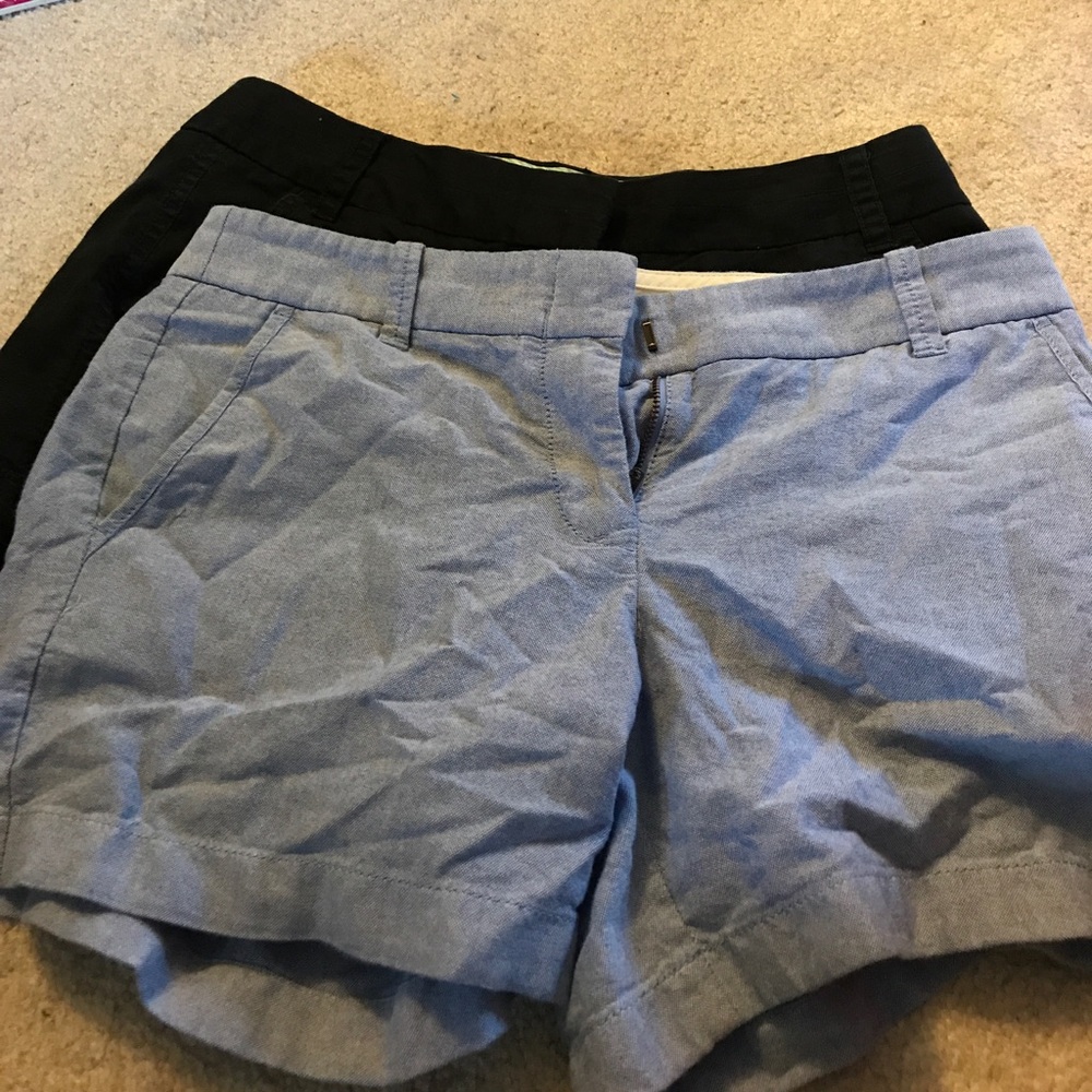 Pair of JCrew size4 shorts.  Both in EUC.