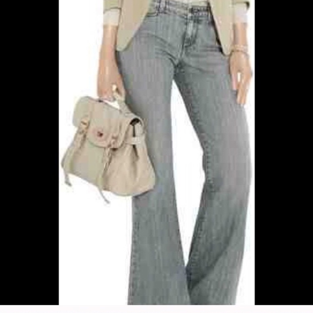 Theory Brushed Denim Slacks