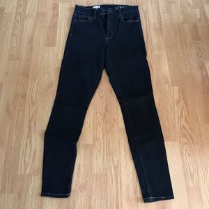 Gap high rise skinny jean 29r