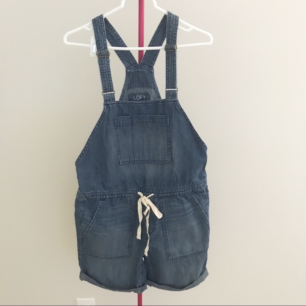 Spring wardrobe! LOFT denim overalls
