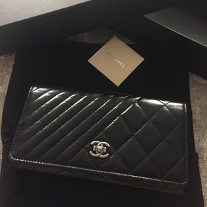 Chanel Quilted Flap Wallet