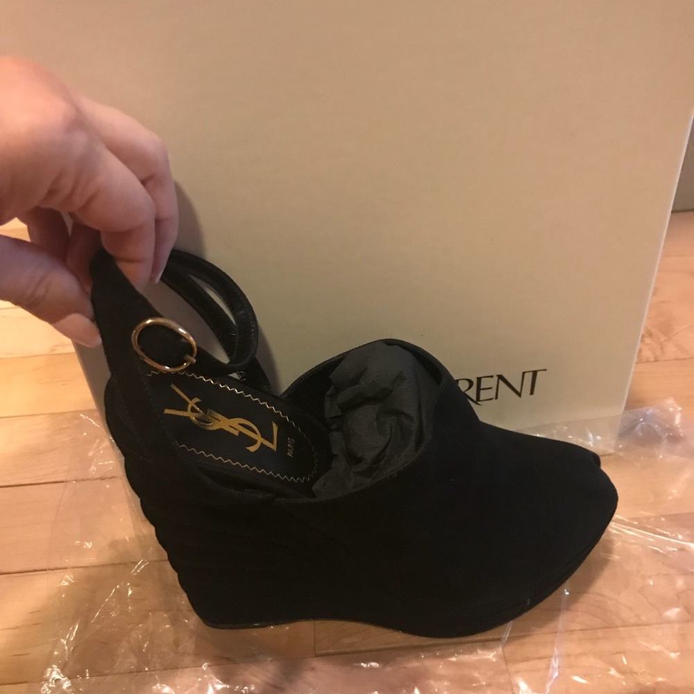 BNB YSL plantform Shoes Sz. 38, 100% Authentic