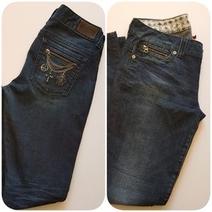 Guess Jeans bootcut with back pocket embroidery