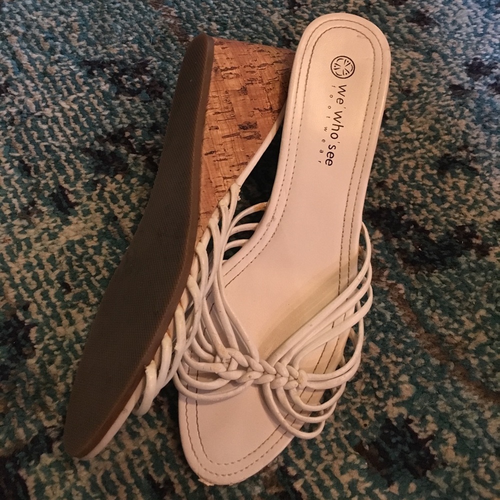 🌸the cutest cork wedges by WE WHO SEE