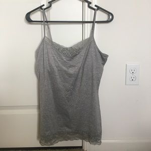Silver Express Lace Tank Top