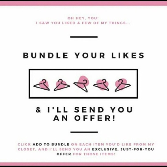 Huge sale today!!Bundle & I'll make you a deal! 💕 - Picture 1 of 1