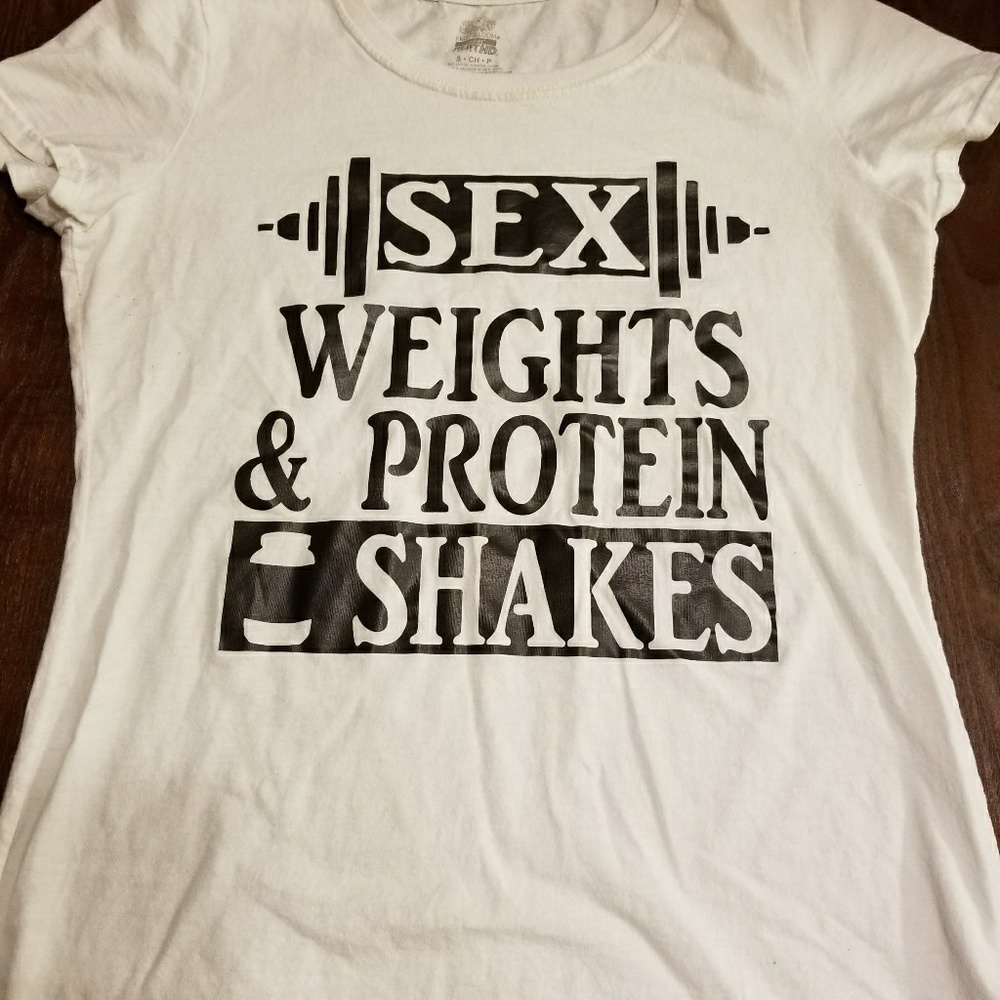 Funny gym tee
