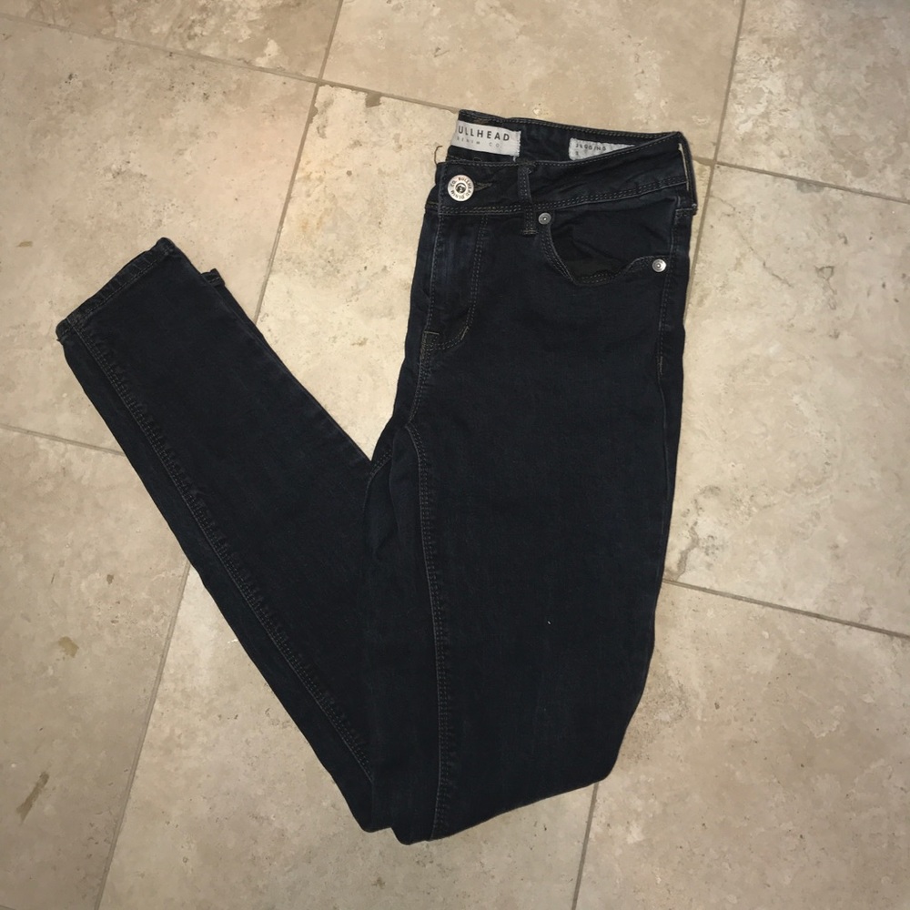 Dark wash jeggings