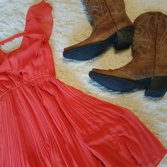 Dance Dresses with Cowboy Boots