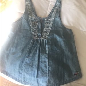 Tee from Hollister. Chambray