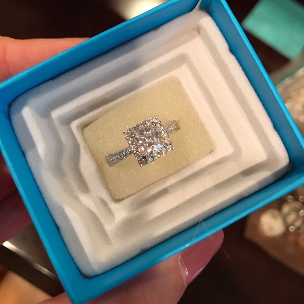 Princess cut ring