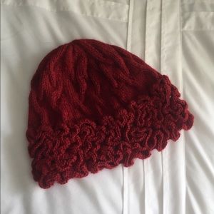 Baby alpaca snow hat