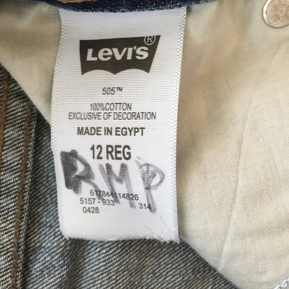 Boys Levi's 505 Regular Size 12Reg - Picture 3 of 8