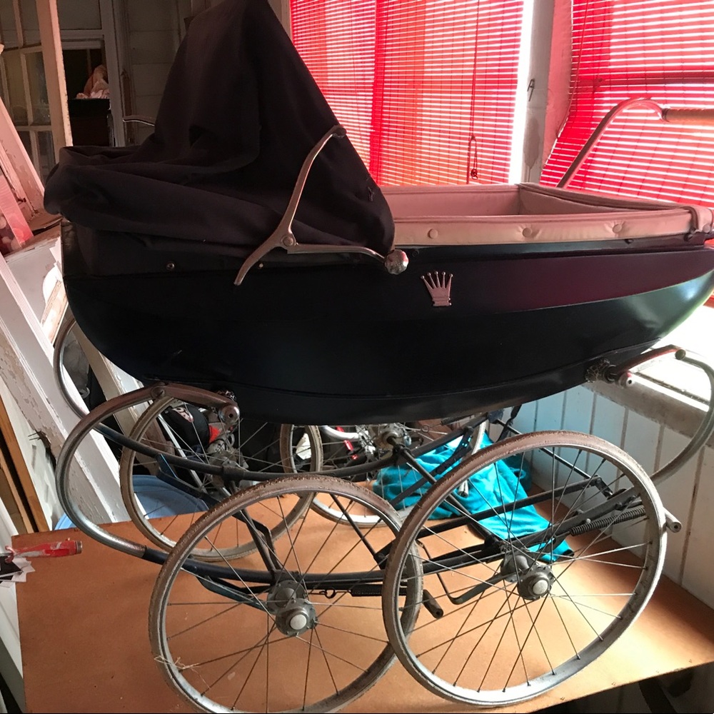 English sham baby carriage